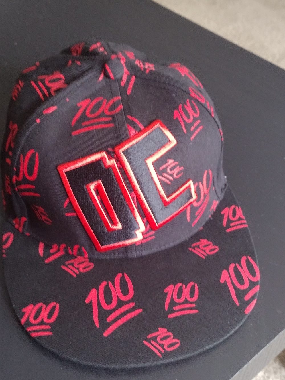 DC 100% All Over Print Hat - $10